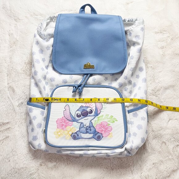 Loungefly Disney Lilo And Stitch Hibiscus Ohana Slouch Drawstring Backpack NWT - Picture 14 of 14